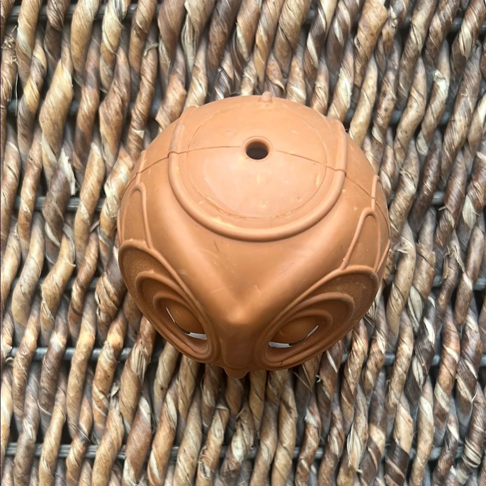 Durable Brown Dog Toy Ball With Sound Effects
